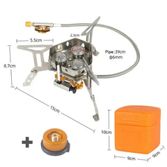 Three-Burner Portable Stove