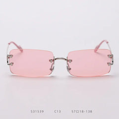 Retro Frameless Sunglasses