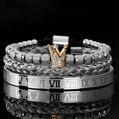 Roman Royal Men's Stainless Steel Bracelets