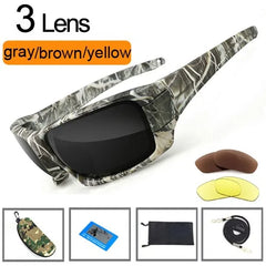 Fishing Sunglasses w Polarized Lens & Camouflage Frame