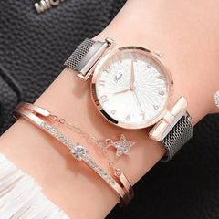 Luxury Magnetic Quartz Bracelet Watch