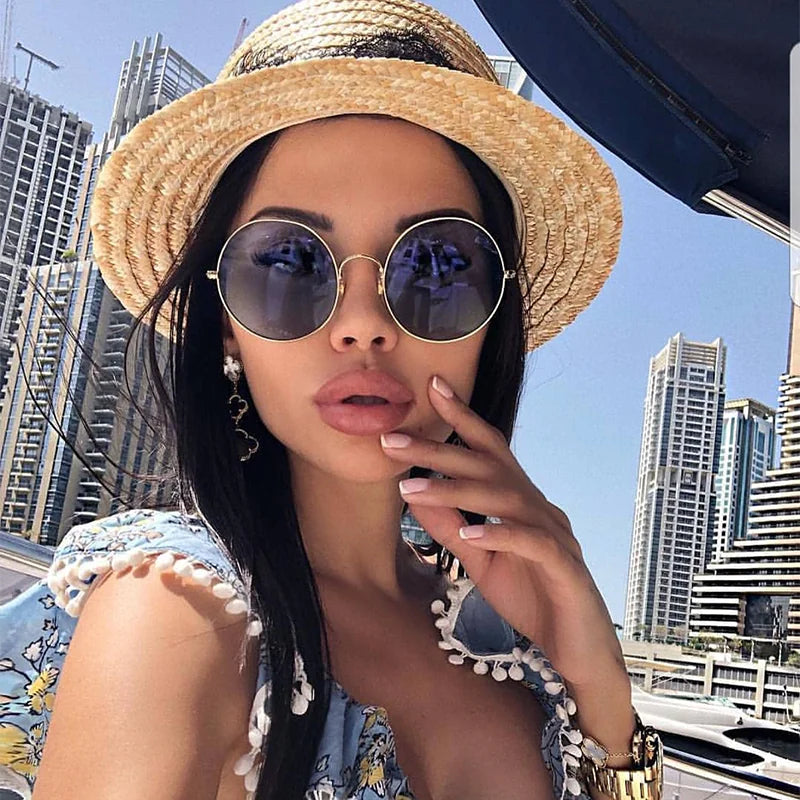 Vintage Polarized Round Street Style Sunglasses