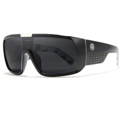 Polarized Shield Sunglasses w Square Frame Design