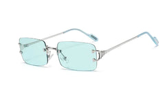 Retro Frameless Sunglasses