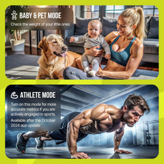 Digital Smart Scale w 25 Health Metrics