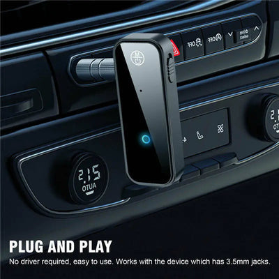 2-in-1 USB Wireless Bluetooth 5.0 Transmitter-Receiver Audio Adapter 3.5mm Auxiliary Jack