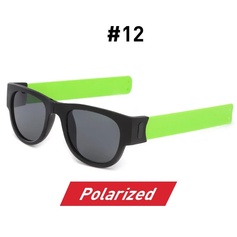 Fancy Slap Wristband Polarized Sunglasses