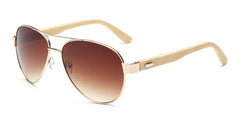 Bamboo Pilot Sunglasses