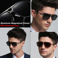 Men's Polarized Pilot Sunglasses