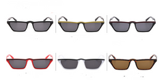 Retro Eyebrow-Framing Sunglasses