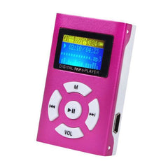 Metal Clip MP3 Player w LCD Screen
