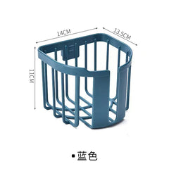 Multipurpose Bathroom Tissue Holder & Storage Basket