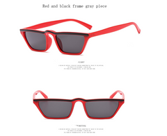 Retro Eyebrow-Framing Sunglasses