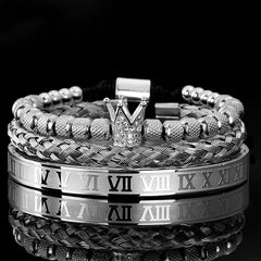 Roman Royal Men's Stainless Steel Bracelets