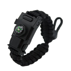Umbrella Rope Survival Bracelet w Compass & Knife