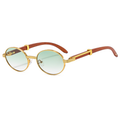 Sleek UV Protection Oval Sunglasses
