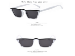 Retro Eyebrow-Framing Sunglasses
