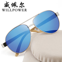 Unisex Bamboo Pilot Sunglasses