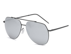 Polarized Take-Charge Metal Sunglasses