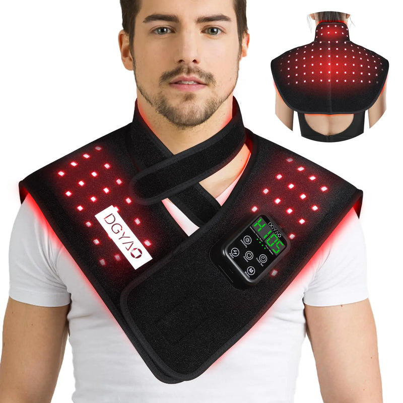 Cordless Red Light Therapy Pad for Shoulder & Neck Pain Relief
