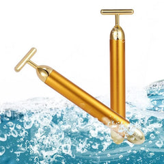 24K Gold T Beauty Bar & Facial Roller Massager