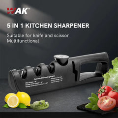 Ergonomic 5-in-1 Knife Sharpener