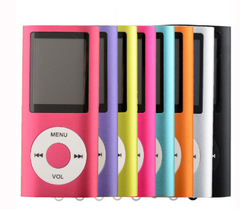 Mini MP3 Player w Screen & Colorful Case