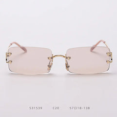Retro Frameless Sunglasses