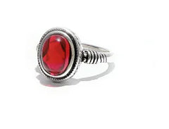 Natural Stone Fidget Spinner Ring for Discreet Stress Relief