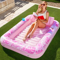 Inflatable Floating Pool Bed