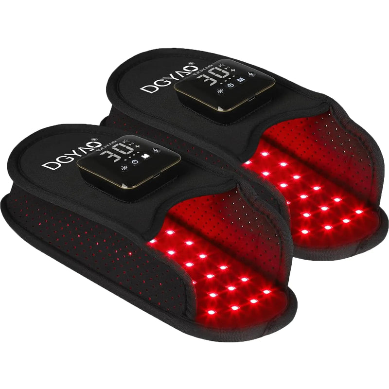 Cordless Red Light Therapy Foot Slippers
