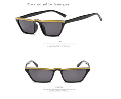 Retro Eyebrow-Framing Sunglasses