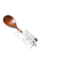 Colorful Teak Kitchen Utensils Set w Soup Spoon