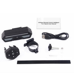 USB Rechargeable LED Bicycle Tail Light & Indicator