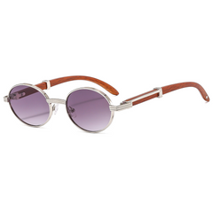 Sleek UV Protection Oval Sunglasses
