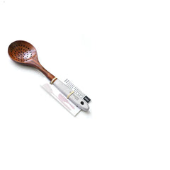 Colorful Teak Kitchen Utensils Set w Soup Spoon