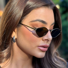 Cat's Eye Metal Sunglasses