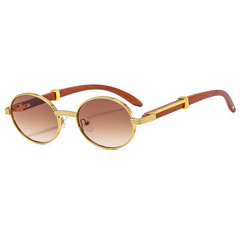 Sleek UV Protection Oval Sunglasses