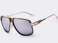 Metallic Retro Sunglasses