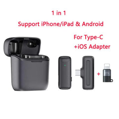 Wireless Lavalier Microphone J11/J13 w Charging Case