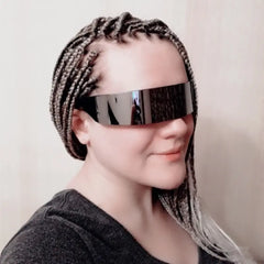 Wrap-Around Futuristic Sunglasses