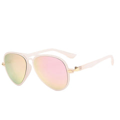 Fashion Aviator Sunglasses w Ultra-Light Frame