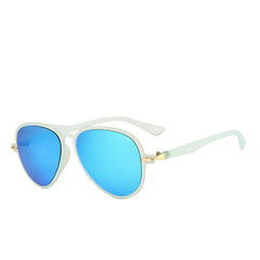 Fashion Aviator Sunglasses w Ultra-Light Frame