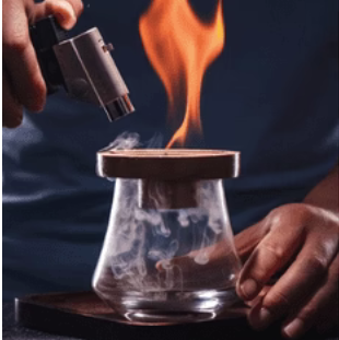 Cocktail Smoker w Wood Shavings