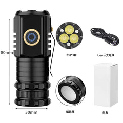 High-Intensity Tactical Mini-Flashlight