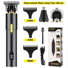 Precision Grooming w Rechargeable Men's Trimmer