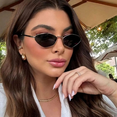 Cat's Eye Metal Sunglasses