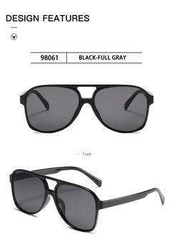 Punk Attitude Square Sunglasses