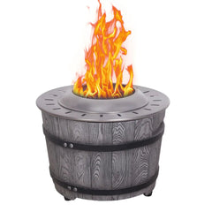 Smokeless Firepit w Wood Pellets Etc for Fuel