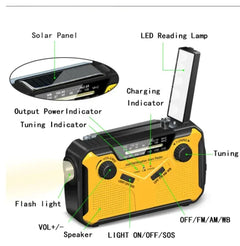 Solar Crank Emergency Radio